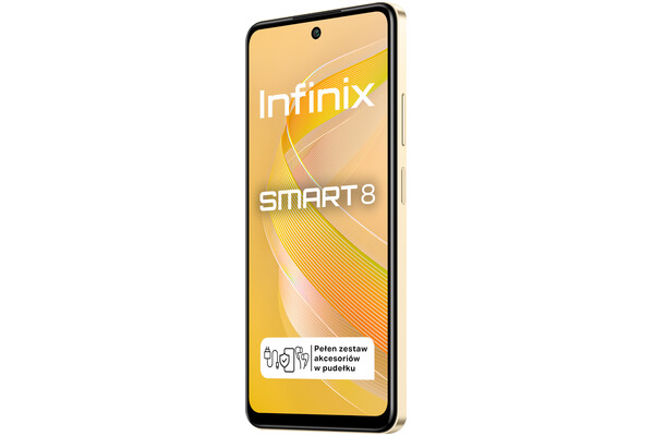Smartfon Infinix Smart 8 złoty 6.6" 64GB