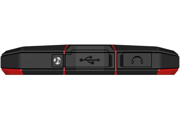 Smartfon MaxCom czarno-czerwony 5" 3GB/32GB