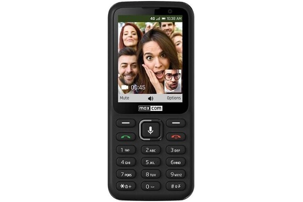 Smartfon MaxCom Kaios czarny 2.4" 4GB