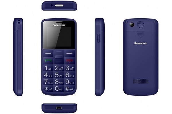Smartfon Panasonic niebieski 1.77" poniżej 0.5GB