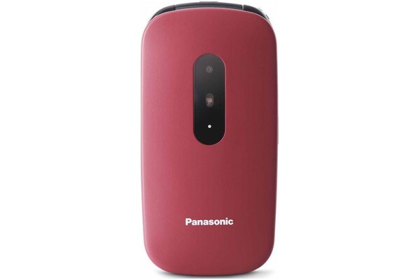 Smartfon Panasonic czarno-czerwony 2.4" poniżej 0.1GB/poniżej 0.5GB