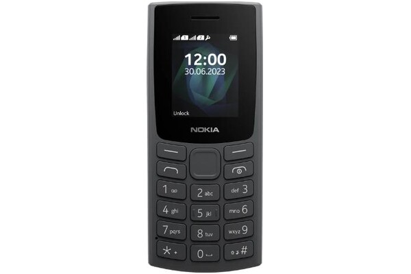 Smartfon NOKIA 105 czarny 1.8" poniżej 0.5GB/