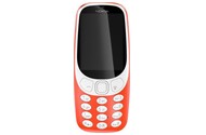 Smartfon NOKIA 3310 czerwony 2.4" poniżej 0.1GB/poniżej 0.5GB