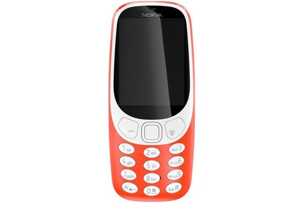 Smartfon NOKIA 3310 czerwony 2.4" poniżej 0.1GB/poniżej 0.5GB