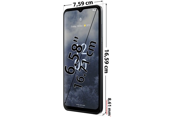 Smartfon NOKIA G60 5G czarny 6.58" 6GB/128GB