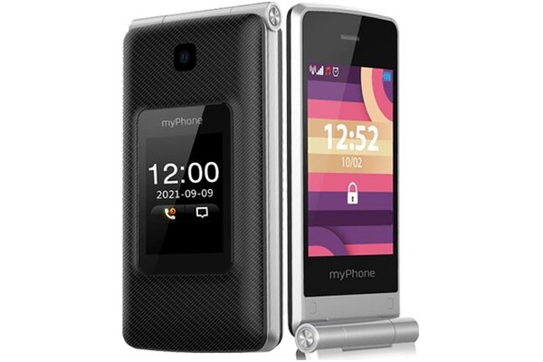 Smartfon myPhone Tango LTE srebrny 2.4" poniżej 0.5GB/