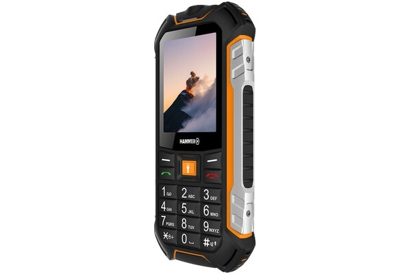 Smartfon myPhone Hammer Boost czarno-pomarańczowy 2.4" poniżej 0.5GB
