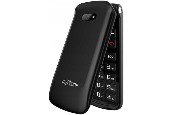 Smartfon myPhone WALTZ Telefon czarny 2.4" poniżej 0.1GB/poniżej 0.5GB