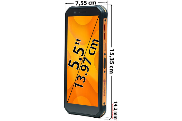 Smartfon myPhone Hammer Energy czarny 5.5" 4GB/64GB
