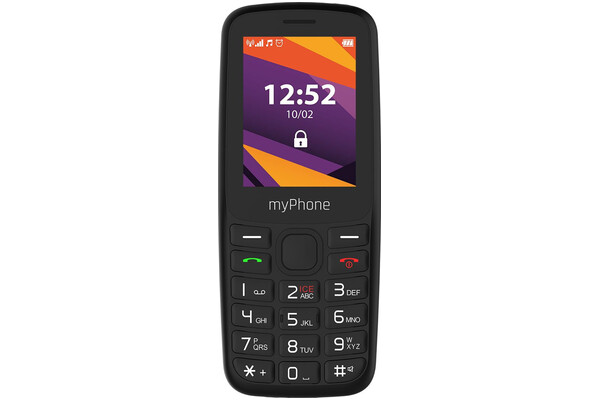 Smartfon myPhone 6410 czarny 2.4" poniżej 0.1GB/poniżej 0.5GB