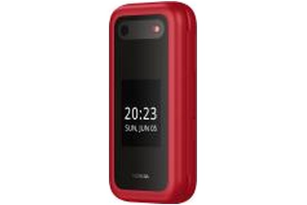 Smartfon NOKIA 2660 czerwony 2.8" poniżej 0.5GB/