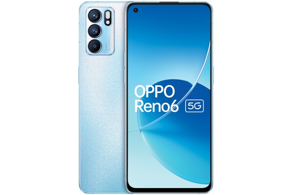 Smartfon OPPO Reno6 5G niebieski 6.43" 8GB/128GB