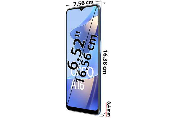 Smartfon OPPO A16 niebieski 6.52" 3GB/32GB