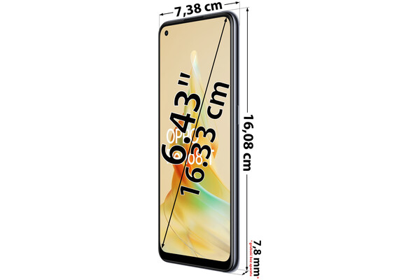 Smartfon OPPO Reno8 T czarny 6.43" 128GB