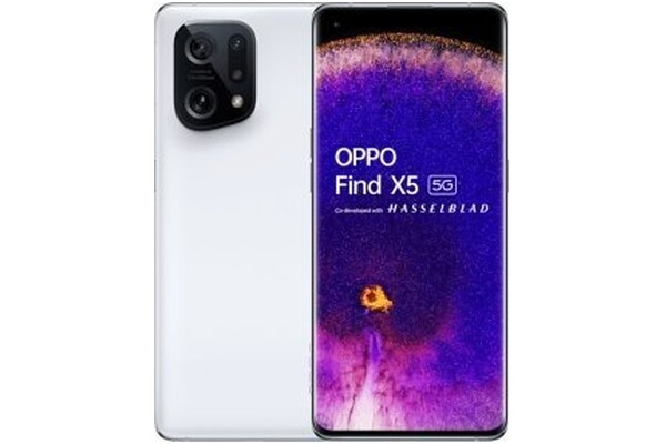 Smartfon OPPO Find X5 5G biały 6.55" 8GB/256GB