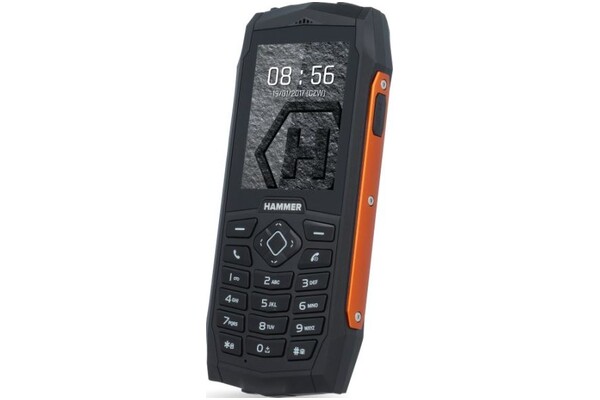 Smartfon myPhone Hammer 3 czarno-pomarańczowy 2.4" poniżej 0.1GB/poniżej 0.5GB