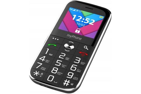 Smartfon myPhone Halo C czarno-srebrny 2.2" poniżej 0.1GB/poniżej 0.5GB