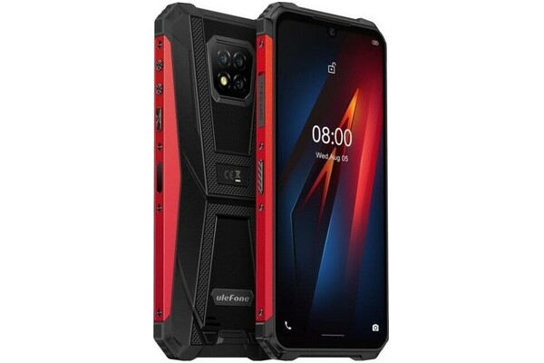 Smartfon Ulefone Armor 8 czarno-czerwony 6.1" 4GB/64GB