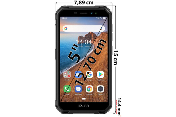 Smartfon Ulefone Armor X6 czarny 5" 2GB/16GB