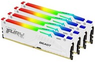 Pamięć RAM Kingston Fury White Beast RGB 128GB DDR5 5600MHz 1.25V