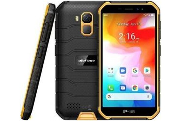 Smartfon Ulefone Armor X7 czarno-pomarańczowy 6.3" 2GB/16GB