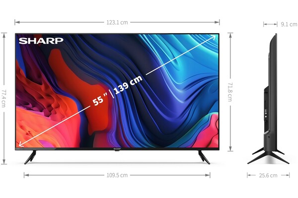 Telewizor Sharp 55FL1EA 55" 4K Ultra HD