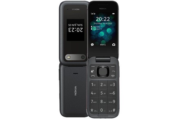 Smartfon NOKIA 2660 czarny 1.77" poniżej 0.1GB/poniżej 0.5GB