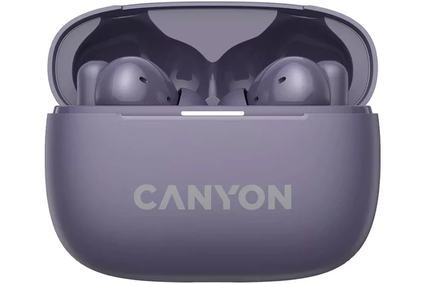 Słuchawki Canyon TWS10 OnGo Dokanałowe Bezprzewodowe fioletowy