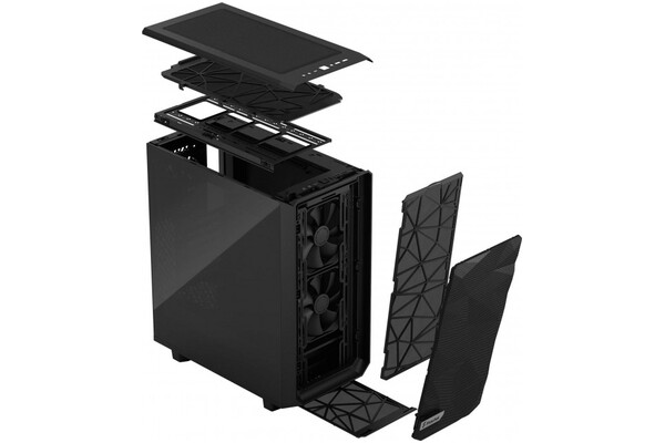 Obudowa PC Fractal Design Meshify 2 Compact TG Dark Midi Tower czarny