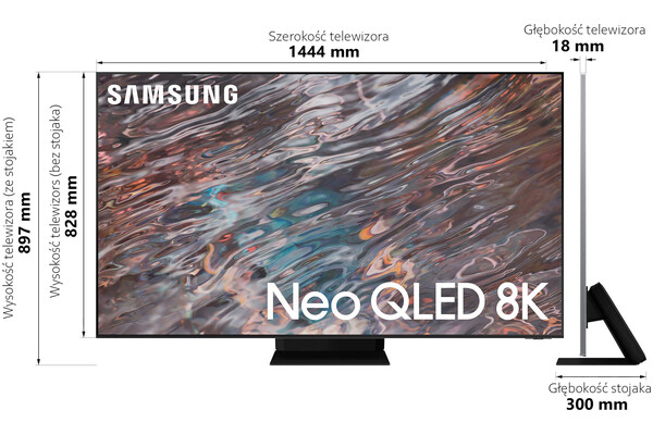 Telewizor Samsung QE65QN800ATXXH 65" 8K Ultra HD QE65QN800AT