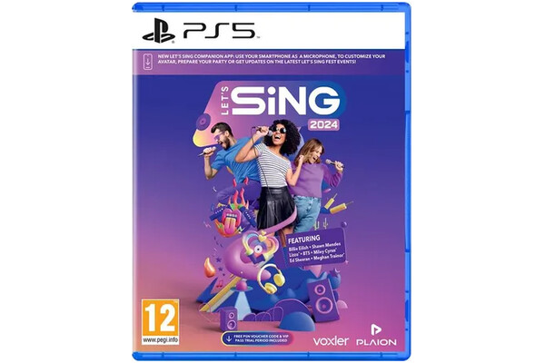 Lets Sing 2024 + 2 mikrofony PlayStation 5