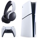 Konsola Sony PlayStation 5 Slim 1024GB biało-czarny + Słuchawki