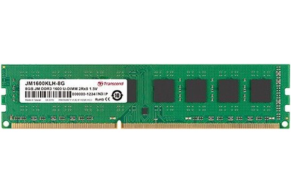 Pamięć RAM Transcend JetRam 2GB DDR3 1600MHz 11CL