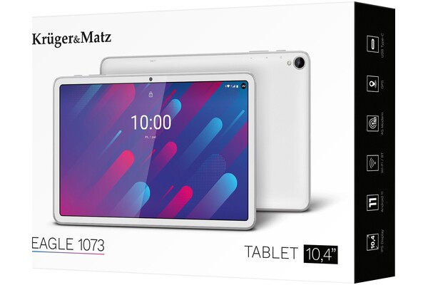 Tablet Kruger&Matz Eagle 1073 10.4" 8GB/128GB, szary