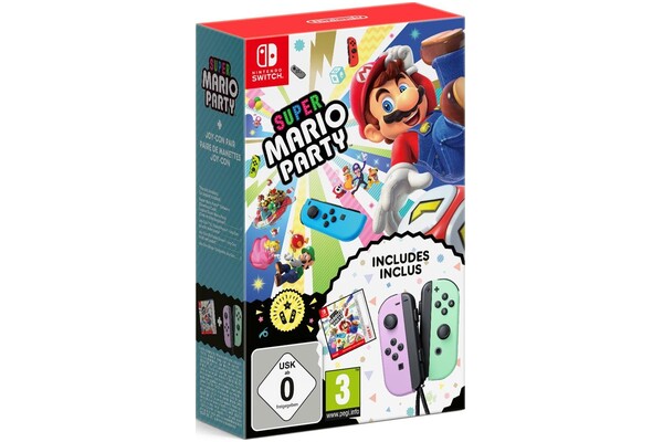 Super Mario Party + Joy Con Pastel P/G Nintendo Switch