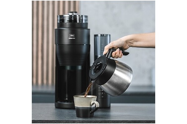 Ekspres MELITTA AromaFresh Therm Przelewowy czarny