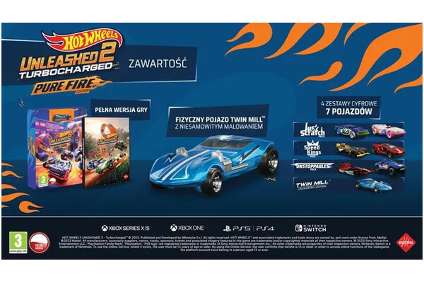 Hot Wheels Unleashed 2 Turbocharged Edycja Pure Fire Xbox (One/Series X)