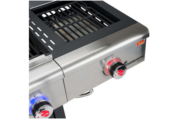 Grill gazowy Landmann 12916 Triton Maxx PTS 2.1 palniki 2+1szt moc 10.9kW