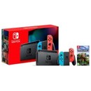 Konsola Nintendo Switch 32GB Czerwono-niebieski + Minecraft