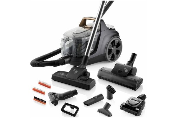 Odkurzacz ETA 222390000850 Grande Animal Turbo tradycyjny z pojemnikiem 850W czarny