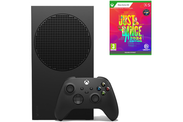 Konsola Microsoft Xbox Series S 1TB czarny + Just Dance 2024