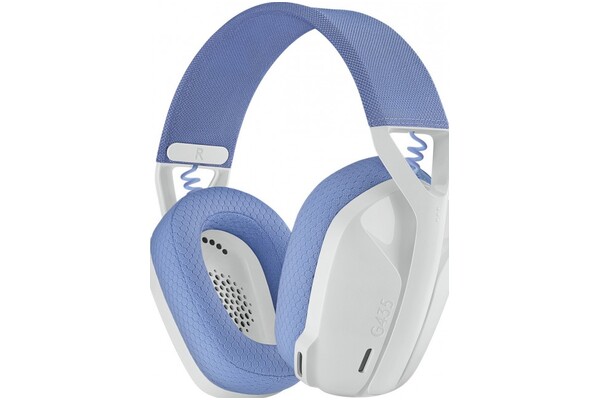 Słuchawki Logitech G435 Nauszne Bezprzewodowe Biało-niebieski