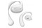 Słuchawki VIDONN T2 Przewodnictwo kostne Bezprzewodowe biały