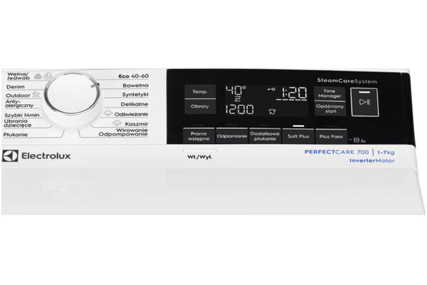 Pralka Electrolux EW7TN3372SP SteamCare 700 7.0kg 1300obr./min