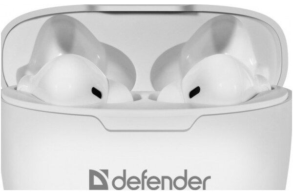Słuchawki DEFENDER Twins 903 Dokanałowe Bezprzewodowe biały