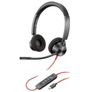 Słuchawki Plantronics BLACKWIRE 3320 Nauszne Przewodowe czarny