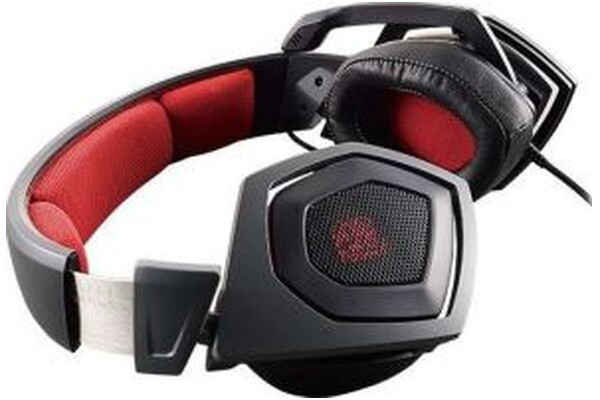 Słuchawki Thermaltake HTRSODIECBK13 Shock 3D Nauszne Przewodowe czerwony