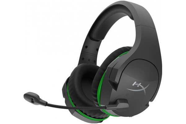 Słuchawki HYPERX Cloudx Stinger Core Nauszne Bezprzewodowe czarno-zielony
