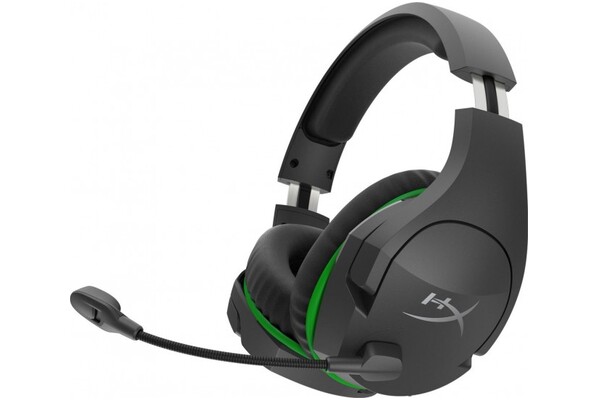 Słuchawki HYPERX Cloudx Stinger Core Nauszne Bezprzewodowe czarno-zielony