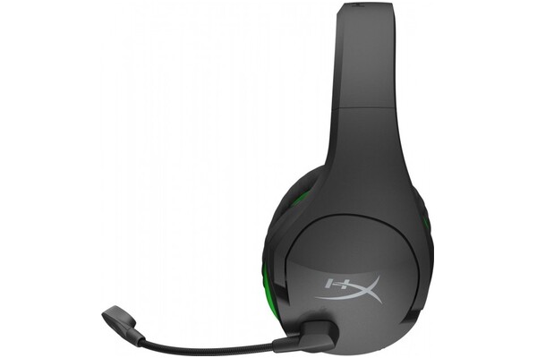Słuchawki HYPERX Cloudx Stinger Core Nauszne Bezprzewodowe czarno-zielony